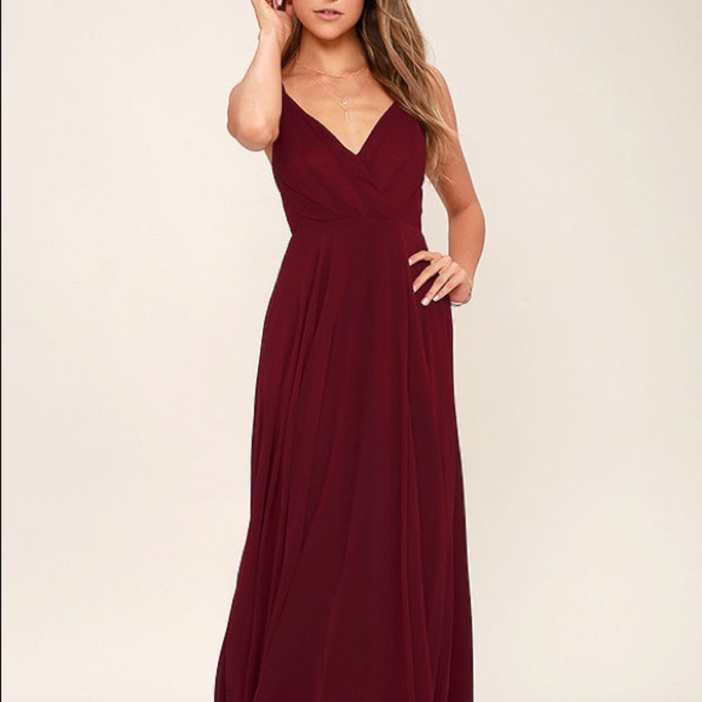 Lulus all about love maxi dress